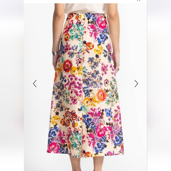 Johhny Was NWTs Linen Skirt - Picture 6 of 8